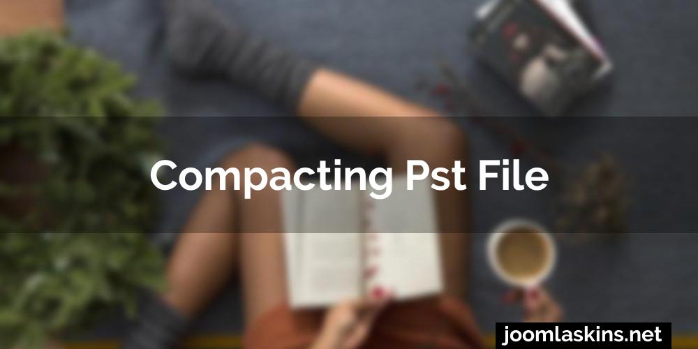 Compacting pst file
